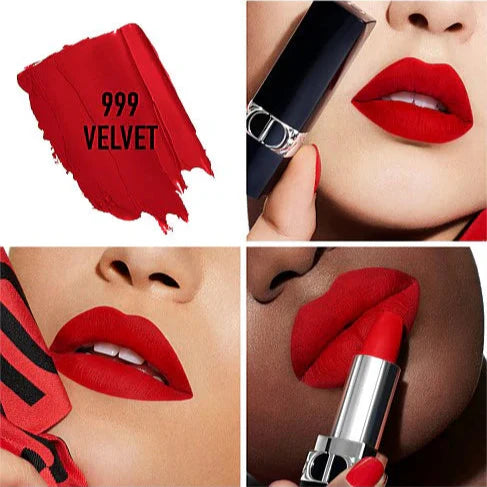 Rouge Dior Lipstick (999 red) velvet finish
