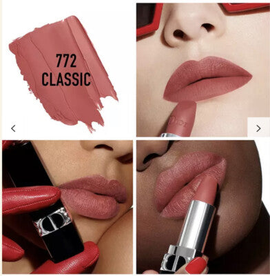 Rouge Dior Lipstick (772 Classic Rosewood) velvet finish